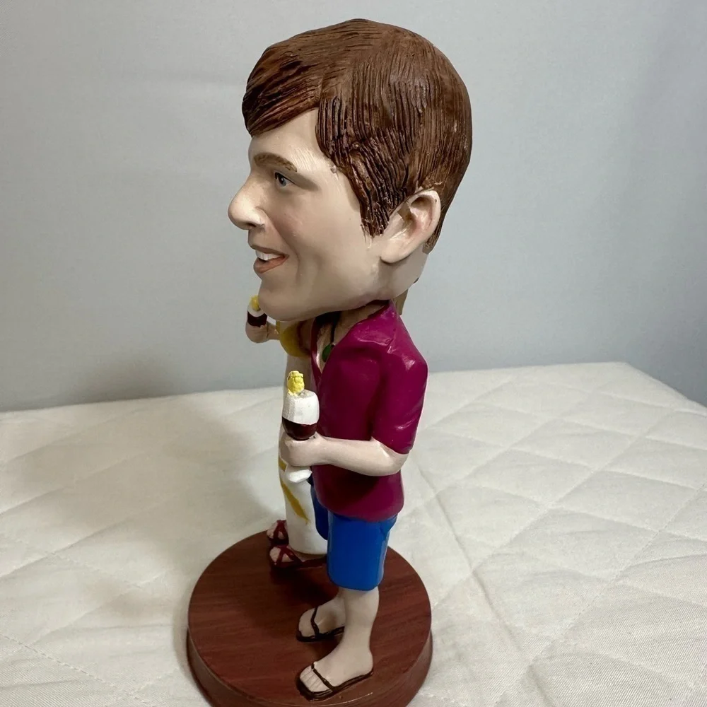 Happy Couple Bobbleheads Beach Vacation Cheers Siesta Theme Width 4” Height 7.5”